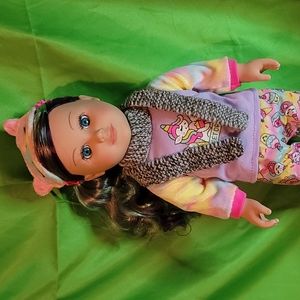 handmade ILTY #4005 Cappadocia skinny knitted 18in doll scarf